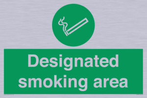 Designated smoking area